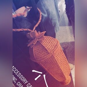 Silvia Tcherassi Woven Cage Purse